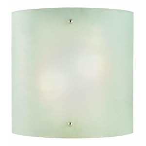 Design House 512905 Weston 2-Light Wall Sconce, 10-Inch by 10-Inch, Satin Nickel