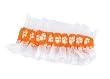 Clemson Garter - Clemson University Orange Garter with Tiger Paw Logo