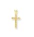 14k AA Diamond Cross Pendant