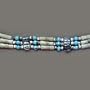 Rati - Most Beautiful Lady, Wife of Cupid - Turquoise Bead Ivory Bone Choker