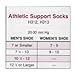 Activa CoolMax Athletic Support Socks, 20-30 mm Hg Crew Large # H31313