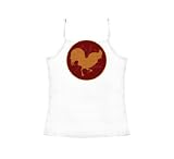  : Astrology Rooster - Spaghetti Tank T-Shirt