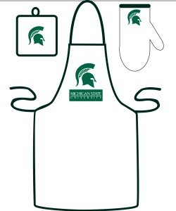 Michigan State Spartans Grilling Apron Set
