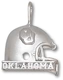 Logo Art Oklahoma Sooners Sterling Silver Helmet Pendant