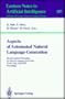 Aspects of Automated Natural Language Generation: Proceedings (Lecture Notes in Computer Science 587)