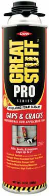 DOW PRODUCT 298141 GAPS & CRACKS FOAM 20 OZ