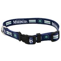 New! Large Seattle Mariners Dog Collar