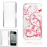【値下げ】iPhone 4専用プラスチックハードケース(白・赤いバタフライ柄) 赤い月 [DVD]