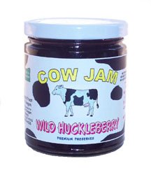 Cow Jam WILD HUCKLEBERRY JAM by Genuine Oregon