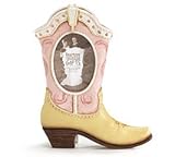 Pink Cowgirl Boot Photo/Picture Frame For Western Home Decor