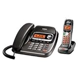 Uniden TRU9488 Expandable Corded/Cordless Combination System with Digital Answering System, Dual Keypad, and Call Waiting/Caller ID