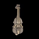 Door Knockers Antique Brass, Door Knocker Antique Brass Violin 6 1/2H x 2 1/2W