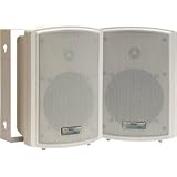 Pyle Home PDWR5T 5.25-Inch Indoor/Outdoor Waterproof Speakers with 30-Watt 70V Transformer