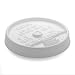 Dart 10UL White Sip Thru Lid for Foam Cups and Containers (Case of 1000)