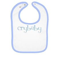 Crybaby Blue T-Shirt Infants Bib