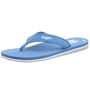 MLB Summer Time Dodgers Flip-Flops,Blue/White,8 M