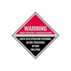 WARNING RADIO-FREQUENCY RADIATION HAZARD CHECK WITH OPERATING PERSONNEL BEFORE PROCEEDING... by 