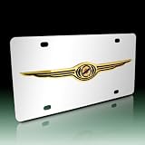 Chrysler Logo Chrome License Plate