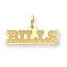14K Buffalo Bills Large Name Logo Charm