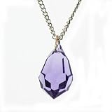 Review Gems'n'Sparkles  / Swarovski Crystal Teardrop Pendant on Sterling Silver chain - Tanzanite