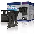HQ FSB04B, Supporto Universale da Parete per TV a Schermo Piatto, Adatto per Schermi da 10 - 23" o max. 30 Kg, Colore Nero