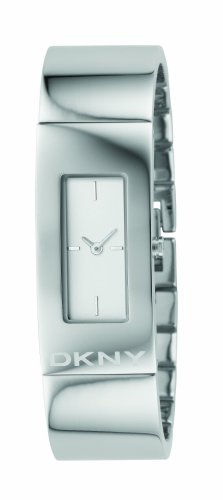 DKNY Women's NY4623 Silver Stainless-Steel Quartz Watch with White Dial