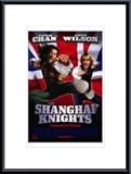 Shanghai Knights by unknown 17.00X11.00 Framed with Black Metal Frame