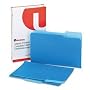 Recycled Interior File Folders, Legal Size, 1/3 Cut, Blue, 100/Box (UNV15301) Category: Interior File Folders