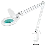 Ultra-Efficient 90 LED Magnifier Lamp - Adjustable Arm - 5