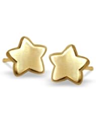 Alex Woo "Mini Additions" 14k Yellow Gold Star Earrings
