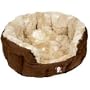 Multipet Luxury Peluchi Yap Dog Bed with Faux Fur, Measures 22 Inches for Medium-Size Pets