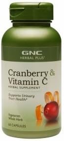 GNC Herbal Plus Cranberry &amp; Vitamin C 60 Capsules by GNC Herbal Plus