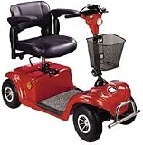 Daytona 4-Wheel Power Scooter - Red