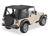 Bestop 5112715 Replace-a-top Black Denim Replacement Soft Top