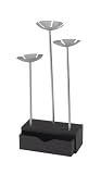 Umbra Daisybox Jewelry Box and Tree, Black and Nickel, 8 by 3 by 15-Inch
