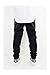 Victorious URBANJ Men's Black Denim Drop Crotch Jogger Pants