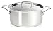 Kitchen & Housewares : Gourmet Standard 5.5 Quart Tri-Ply Dutch Oven with Lid - AS11110
