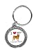 I Love My Finnish Spitz Dog Key Chain