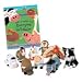 Barnyard Book & Puppet Set