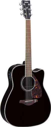 Yamaha FGX730SC Acoustic Electric Guitar Black