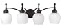 Checkolite 18012-34 Moen Monticello Four Light Vanity