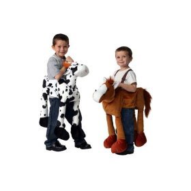 Plush Ride-On Cow Horse Dressup Costume Halloween Farm