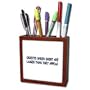 Funny Quotes And Sayings - Objects under shirt are larger than they appear - Tile Pen Holders-5 inch tile pen holder
