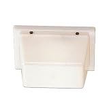 Sea Gull Lighting 4325-68 Outdoor One-Light Wall Fixture, White Finish with White Ribbed Polycarbonate Diffuser
