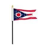 Ohio Flag 4 x 6 inch