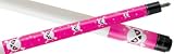 Action Pink Skulls 52 Inch Junior Pool Cue