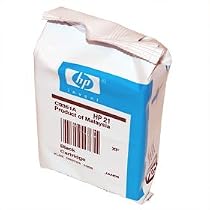 Original HP 21 Black Ink Cartridge in Retail Packaging