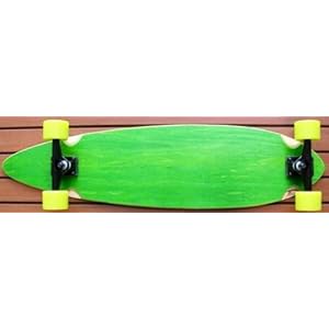 Green Pintail Cruiser Complete Longboard Skateboard