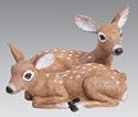 Sculptural Gardens by Heritage Farms Fawn Pair Statuary