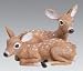 Sculptural Gardens by Heritage Farms Fawn Pair Statuary
